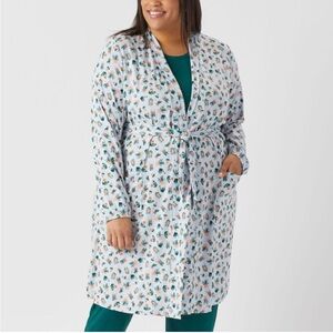 Duluth Trading Co Dang Soft Plant Lady Robe XS Stretchy
